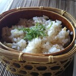 伊豆高原 城ケ崎温泉 花吹雪 - 穴子の炊き込み