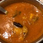 南インド料理ダクシン - ほたてカレー