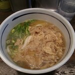 おにやんま - 温（並盛）肉うどん