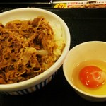 なか卯 - 和風牛丼大盛り　こだわりの玉子