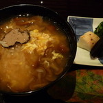 日本料理 幸庵 - ナメコとトリュフの雑炊