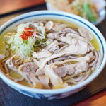 そば処 東亭 - 料理写真:冷たい肉蕎麦
