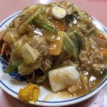 丸山飯店 - 五目あんかけ焼きそば 900円