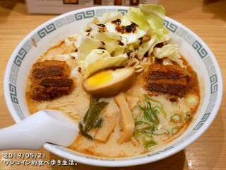 Keikaramen - 看板メニューの太肉麺（ターローメン）