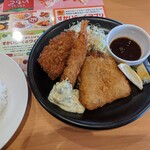 ガスト - ミックスフライランチ（699円＋税）