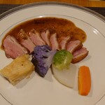 オー・ボン・ヴィヴェール - 鴨のポワレ