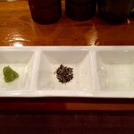 ステーキハウス バロン - 山葵・胡椒・塩