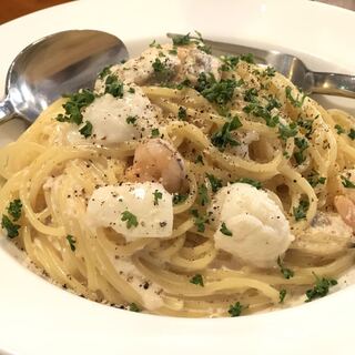 具だくさん シーフードたらこクリームパスタが美味 北参道 By Youuuパンダ トラットリアライド Trattoriaride 原宿 イタリアン 食べログ 具だくさん シーフードたらこクリームパスタが美味 北参道 By Youuuパンダ トラットリアライド Trattoriaride 原宿 イタリアン 食べログ