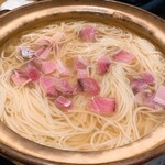 新橋 いっぱし - ⑧鰤in半田素麺