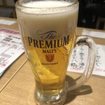 餃子のたっちゃん 天神西通り店 - 生ビール