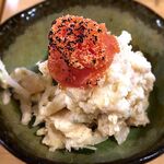 Sumiyaki Gyuu Tan Sakaba Ushikai - 明太ポテサラ￥580　2019.10.30