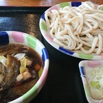 Okegawashi Benibana Furusato Kan - 田舎汁うどん    700円