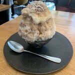 饗 くろ喜 - 和栗のモンブランかき氷（らーめん×かき氷・黒木直人氏×大山恵介氏コラボイベント）2019.12