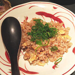 魚貝三昧 げん屋 - チャーハン（肝焼きから）