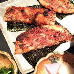 魚貝三昧 げん屋 - ジャコの焼きおにぎり