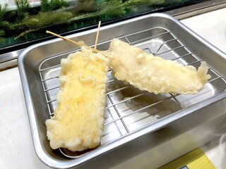 Sushitsune - 玉子焼きと、数の子の串天ぷら