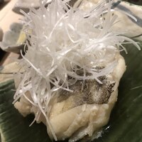 すし岩瀬 - クエの鎌の酒蒸し。20kgの巨体です