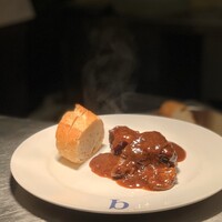 キャトルラパン - アレルギーのある方に対応した別メニュー、牛頰肉の煮込み