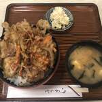 天八 - 2019/12/16
            天丼 飯極小 490円