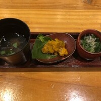ダイナミックキッチン＆バー 響  西新宿野村ビル店 - お通し。