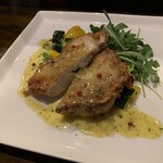 MILLE FIORI - ハーブ鶏のロースト アンチョビバターソース（￥1600）