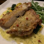 MILLE FIORI - ハーブ鶏のロースト アンチョビバターソース（￥1600）