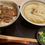 純愛うどん なでしこ - 国産うなぎのうな丼セット（ミニうどん付き）（￥1380）