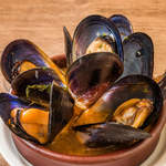 Sherry steamed mussels