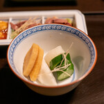 鳥田中 - 2019.12 香の物（大根醤油漬け、大根べったら漬け、蕪糠漬け、胡瓜糠漬け）