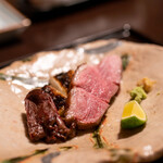 鳥田中 - 2019.12 七谷鴨のロースト 鴨ハツ 千寿葱 酢橘