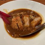 銀座かつかみ - カツカレー