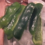 炉ばた雷橋 - 冷やしピーマン