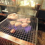 炉ばた雷橋 - 鶏盛と肉厚しいたけ