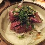炉ばた雷橋 - 鶏肝のちょい焼き