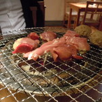 吹上庵 - 炭火で焼くのだ