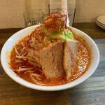 麺屋 承太郎 - 承太郎辛味噌バージョン。見た目は、けっこうグレート。