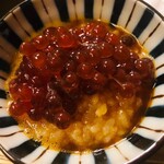 和洋酒菜 ひで - TKG　筋子がけ♪