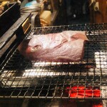 和洋酒菜 ひで - 鯨ホルモン焼き焼き♪