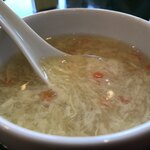 Hyakkoutei - 炒飯のセットのスープ