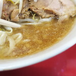 ラーメン二郎 - スープ
