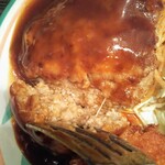 キッチンセブン 街のハンバーグ屋さん - ハンバーグ！小ぶりながら肉汁溢れてジューシー！