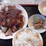 喜臨門 - 鶏肉の中華風味噌炒め