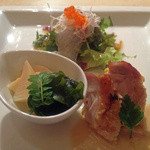 鉄板焼 旬 - 前菜