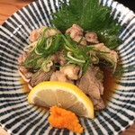 わすれな草 - 鹿すじ肉湯引きポンズ 480円(税抜)