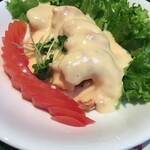 中国料理 翠園 - 海老のマヨネーズソース1450円です。ブラックタイガー不使用が残念です。