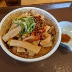 Sukiya - 食べラー・メンマ牛丼のミニ