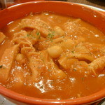 ビストロ椿 - トリッパとひよこ豆のトマト煮込み　￥６８０