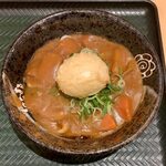 Hanamaru Udon - カレーうどん（小） ¥460 ＋ 半熟玉子天 ¥110
