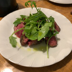 Itarianita - 牛肉のタリアータ　トリュフ風味　¥2,000