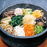 Stone-grilled bibimbap